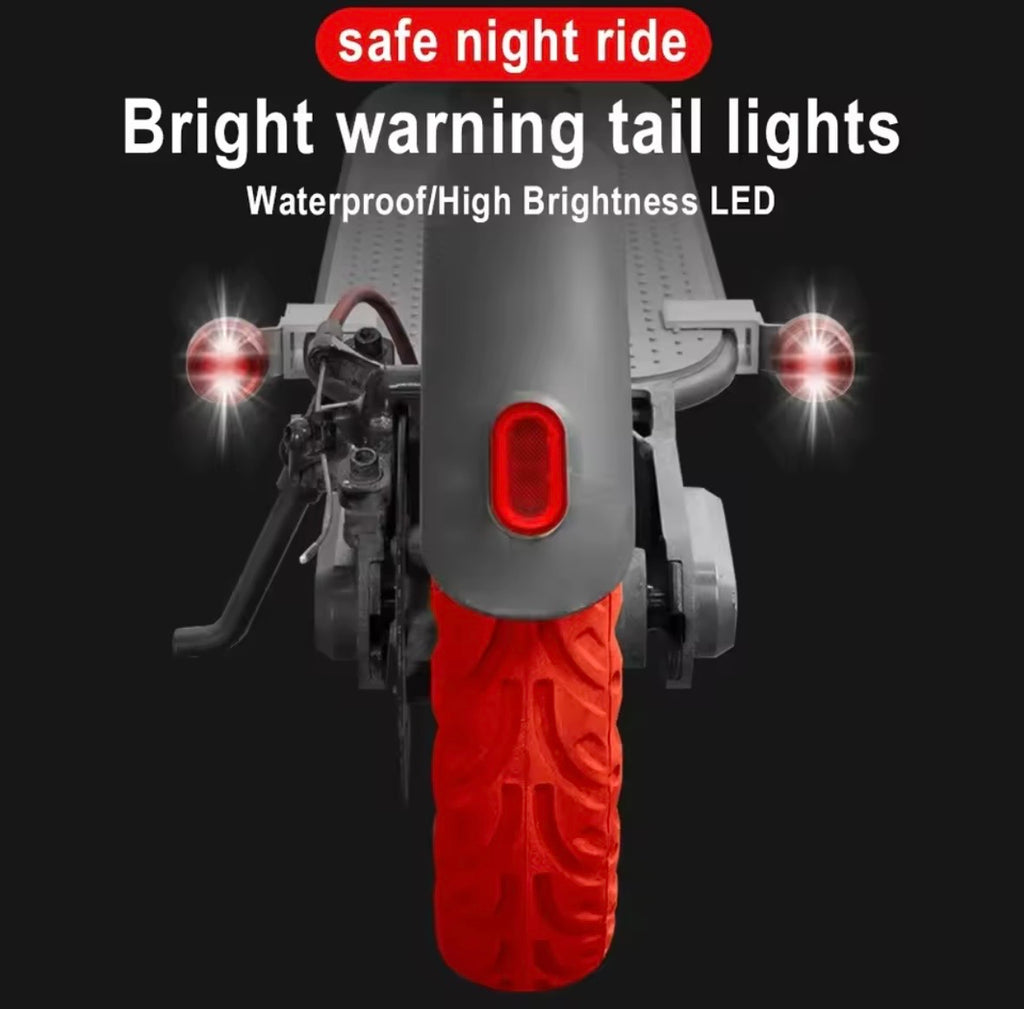 LED Flash Waterproof Tail Light Electric Scooter Night Riding Safety Warning Flashing Lights