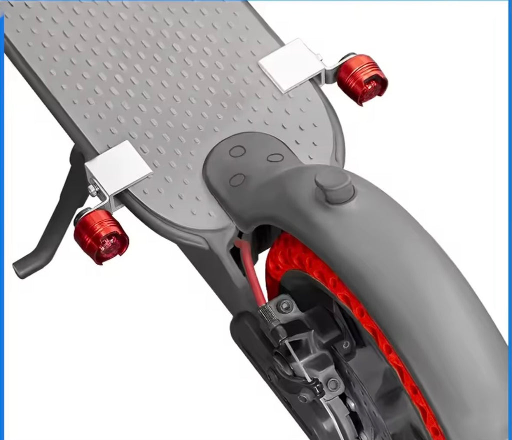 LED Flash Waterproof Tail Light Electric Scooter Night Riding Safety Warning Flashing Lights